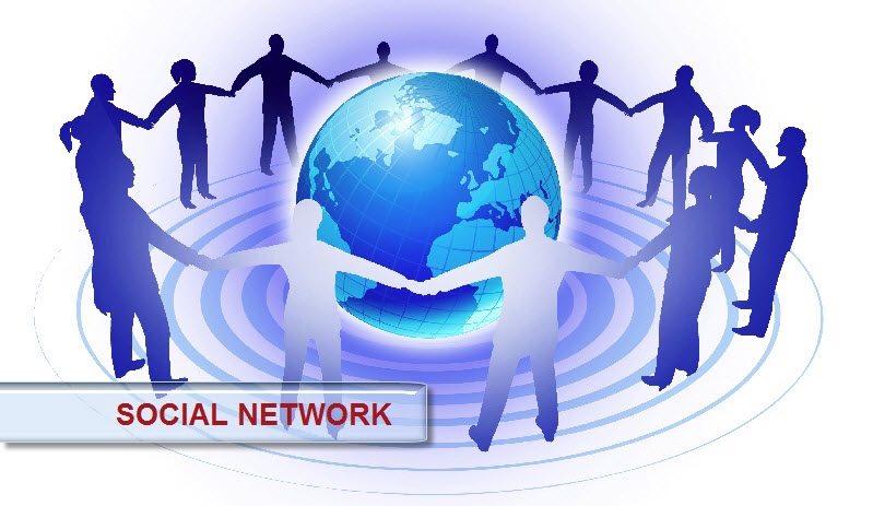 Mạng xã hội kết nối bạn bè khắp nơi trên thế giới.