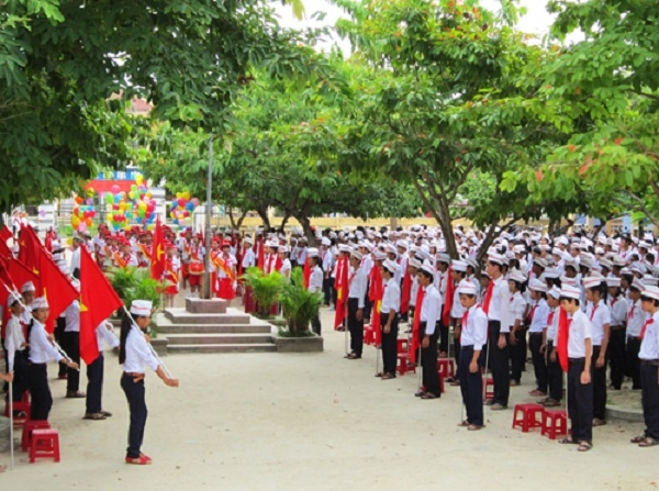 Bài văn tả buổi lễ chào cờ đầu tuần số 10