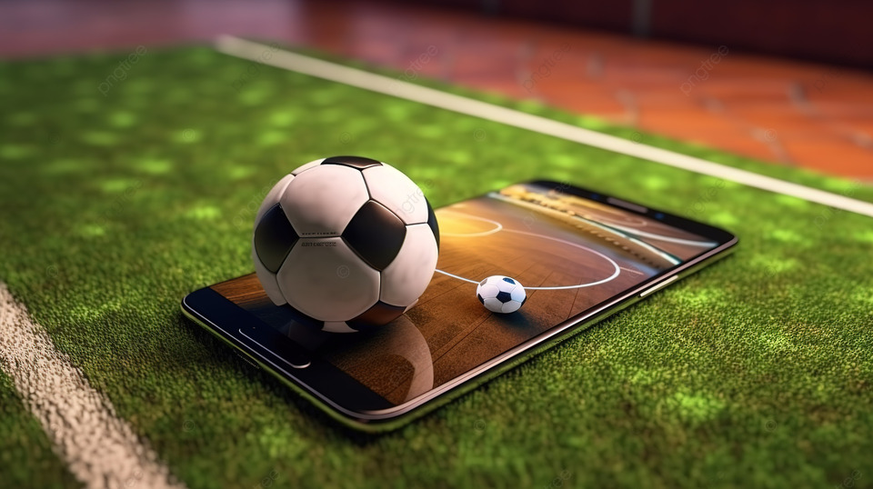 Experience Virtual Football 3d Rendering Of Soccer Ball On Smartphone With  Playing Field Background, Sports Betting, Soccer Score, Football Score  Background Image And Wallpaper for Free Download
